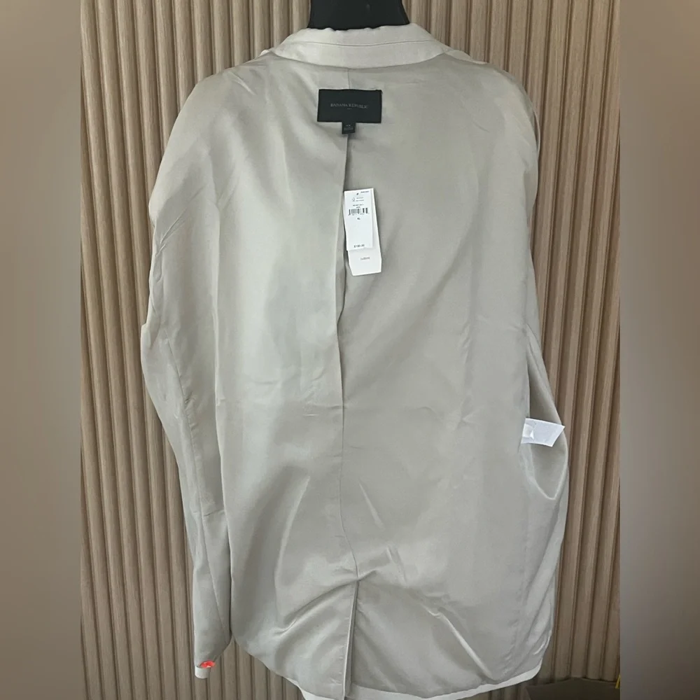 Banana Republic New light Beige Oversized Blazer Size X-LARGE - Picture 11 of 11
